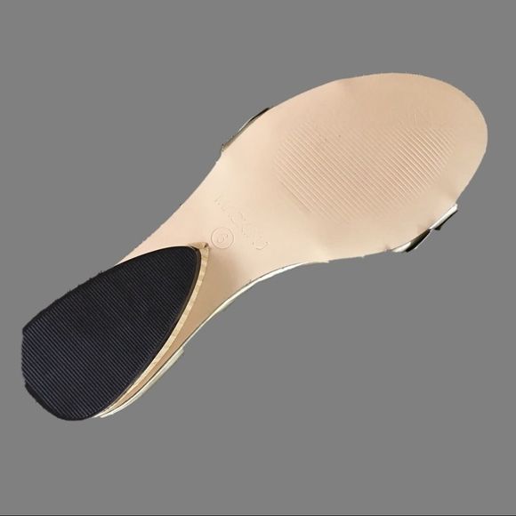 Mackin J Gold Ruffle Mule - Picture 4 of 4